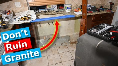 steel cabinet disassembly|removing kitchen cabinets from sink.